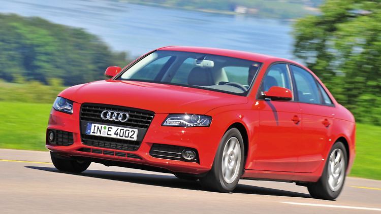 Der Audi A4 vor dem Facelift.
