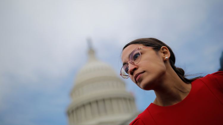 Alexandria Ocasio-Cortez sitzt für die Demokraten im US-Kongress.