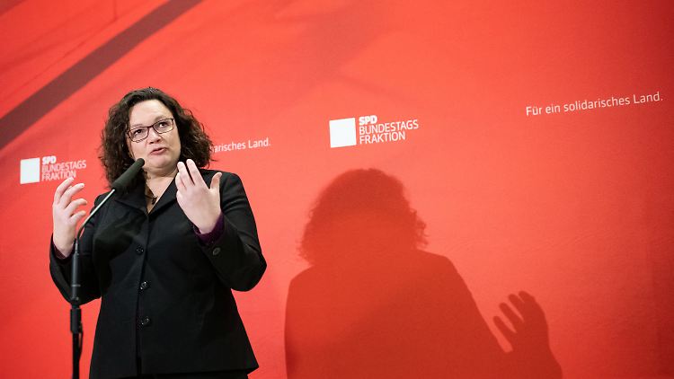 Nahles will mit den Genossen die Schwerpunkte für die Bundestagsarbeit besprechen.