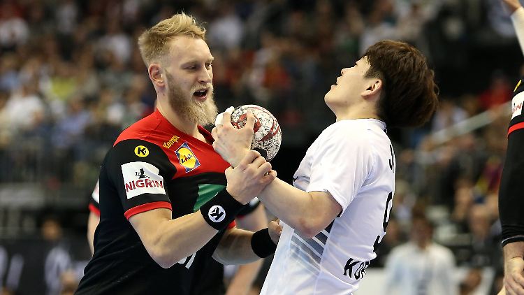 Matthias Musche im Duell gegen Jo Taehun. Die deutschen Spieler wirkten losgelöst wie junge Rennpferde.