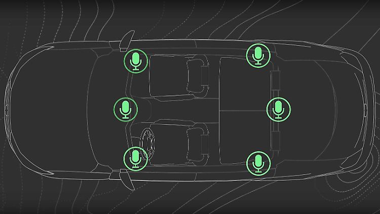 Bei Boses Road Noise Control kommen Sensoren und Mikrofone zum Einsatz.