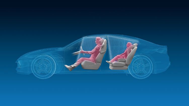 Die Innenraumüberwachung von ZF soll für mehr Sicherheit aller Insassen im Auto sorgen.