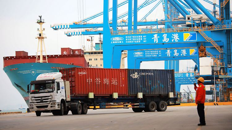 Die chinesischen Exporte stiegen im vergangenen Jahr um 9,9 Prozent.