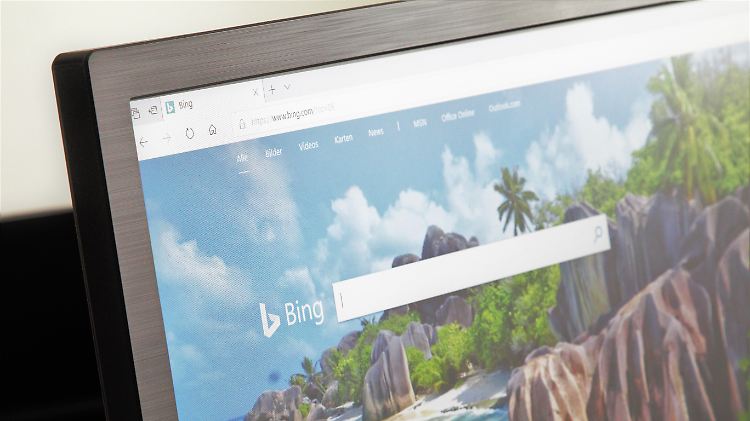 Microsofts Suchmaschine Bing filtert nicht immer zuverlässig.