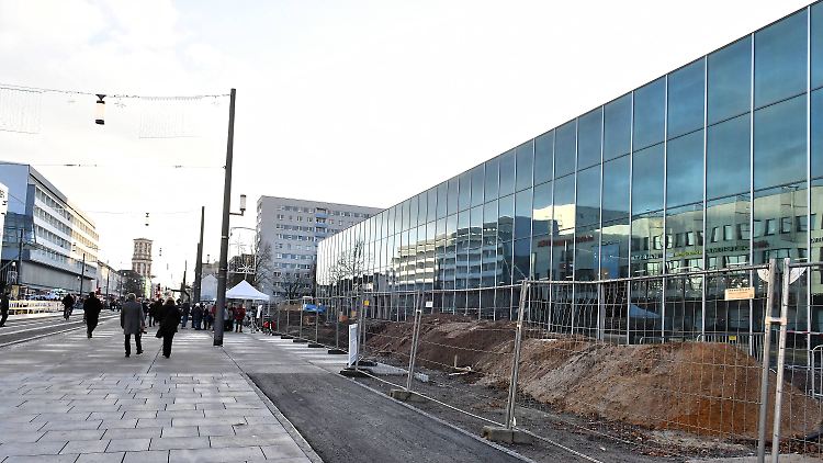 Noch Baustelle: Die Eröffnung des Bauhaus-Museums Dessau am 8. September 2019 soll einer der Höhepunkte des Jubiläumsjahres werden.