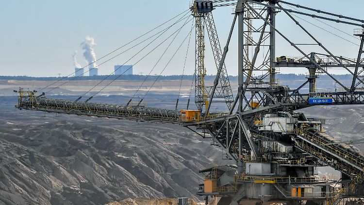 Braunkohletagebau in der Lausitz