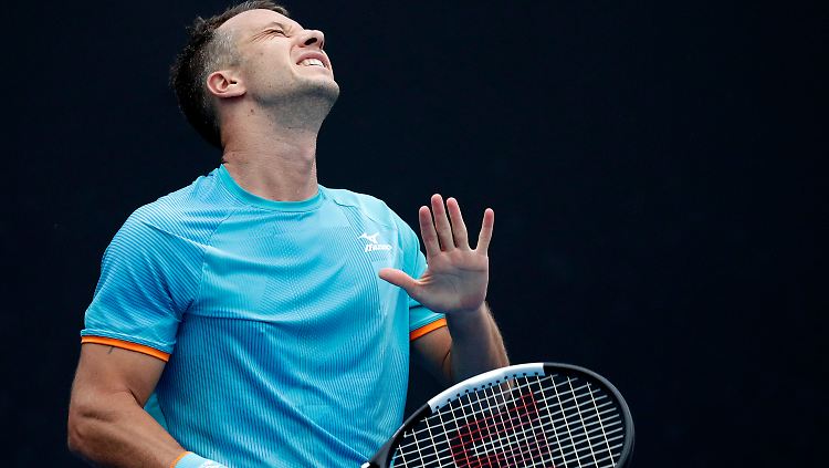 Aus und vorbei: Philipp Kohlschreiber verabschiedet sich bereits in Runde zwei von den Australian Open.