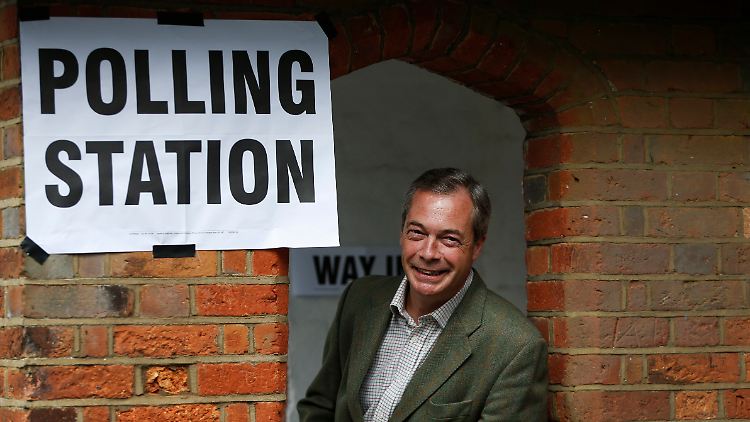 Nigel Farage will sich notfalls wieder ins Europaparlament wählen lassen.