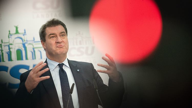 Söder soll am Samstag zum neuen CSU-Vorsitzenden gewählt werden.