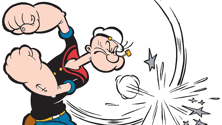 Der Seemann unter den Superhelden: Popeye.