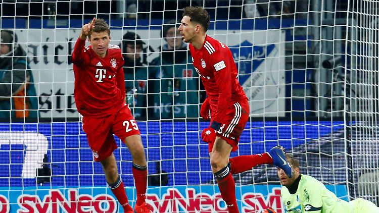 Knipsen, abdrehen, jubeln - Leon Goretzka gelingen gegen Hoffenheim zwei Treffer.