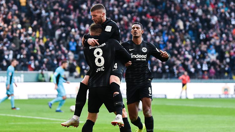 Sebastien Haller, Luka Jovic und Ante Rebic sind auch zum Rückrundenauftakt Frankfurts Torgarantie.