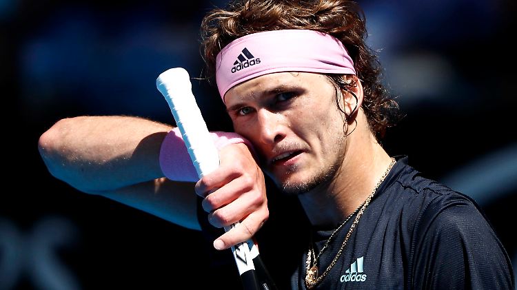 Alexander Zverev muss sich geschlagen geben.