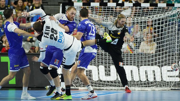 Gegen Island wird Steffen Fäth zum besten Spieler der Partie.