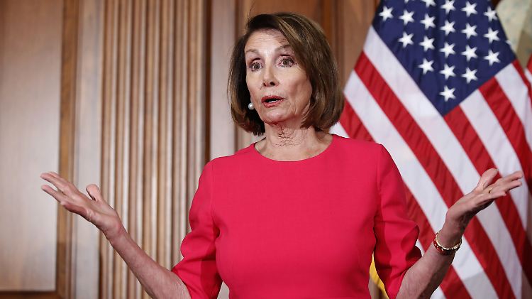 Die Chefin des Repräsentantenhauses, Nancy Pelosi, glaubt nicht, dass es eine nationale Krise gibt.