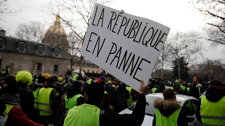 Seit Wochen gehen in Frankreich die Gelbwesten auf die Straße.
