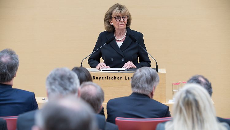 Charlotte Knobloch während ihrer Rede im bayerischen Landtag.