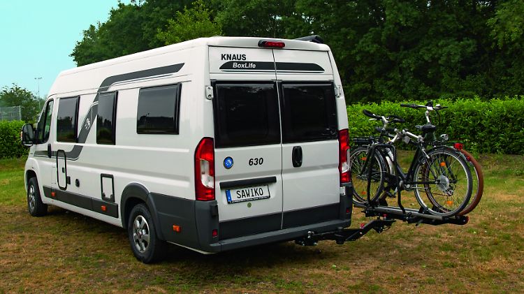 Auf Ford-Transit- und demnächst auch Fiat-Ducato-Kastenwagen ausgelegt ist der Agito-Van-Heckträger.
