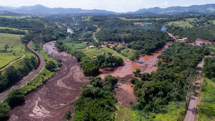 Das Unglück ereignete sich in der Gemeinde Brumadinho im Süden des Landes.