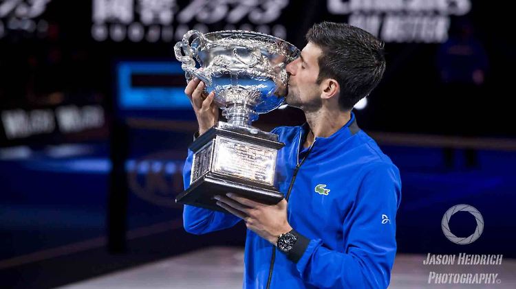 Sensationell gut: Novak Djokovic im Finale der Australian Open.
