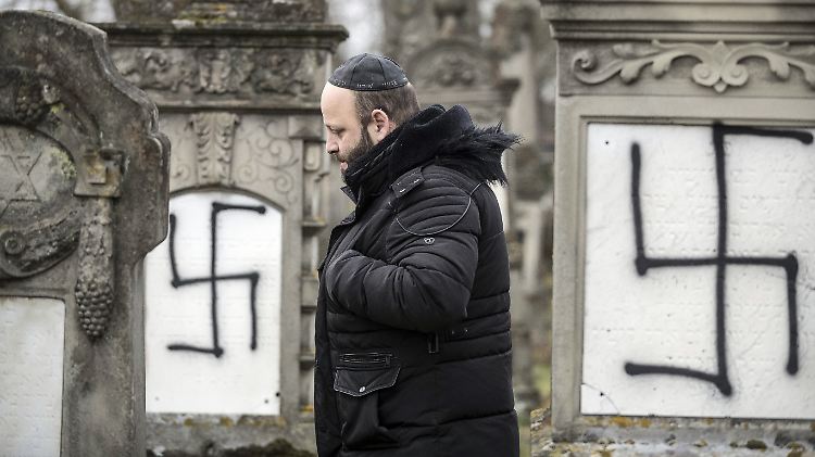 In Frankreich sind laut israelischer Regierung im vergangenen Jahr 69 Prozent mehr antisemitische Vorfälle verzeichnet worden.