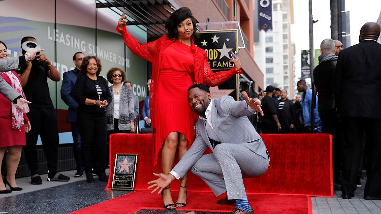 Taraji P. Henson feierte zusammen mit ihrem Verlobten Kelvin Hayden.