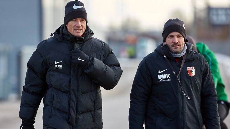 Neue Weggefährten: Jens Lehmann und Manuel Baum.