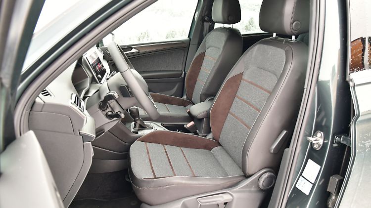 Die Sportsitze gibt es erst in der höheren Ausstattungslinie des Seat Tarraco in Serie.