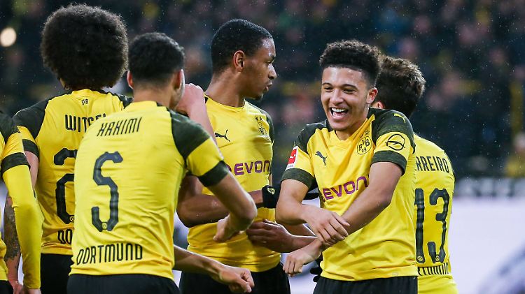 Schlitzohr Jadon Sancho (r.) will mit dem BVB auch gegen Eintracht Frankfurt groß aufspielen.