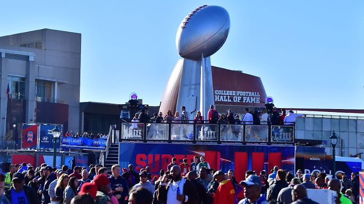 Das Super-Bowl-Fieber grassiert in Atlanta. Die Außentemperaturen passen dazu.