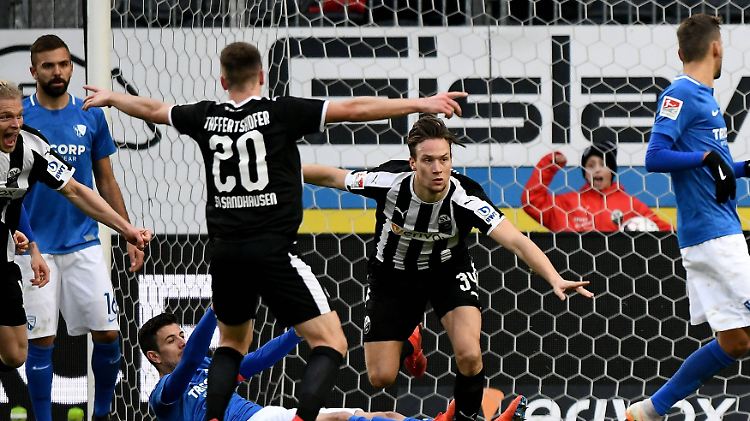 Im Duell Abstiegs- gegen Aufstiegsaspirant fertigte Sandhausen die ambitionierten Bochumer deutlich ab.