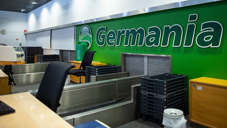 Germania hat den Flugbetrieb eingestellt.