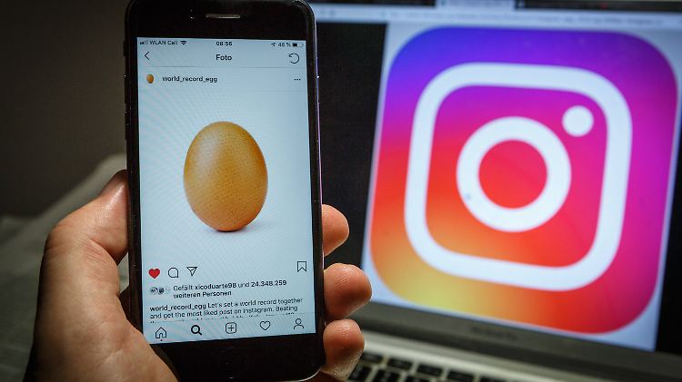 Das Ei-Foto kommt inzwischen auf mehr als 52 Millionen "Likes".