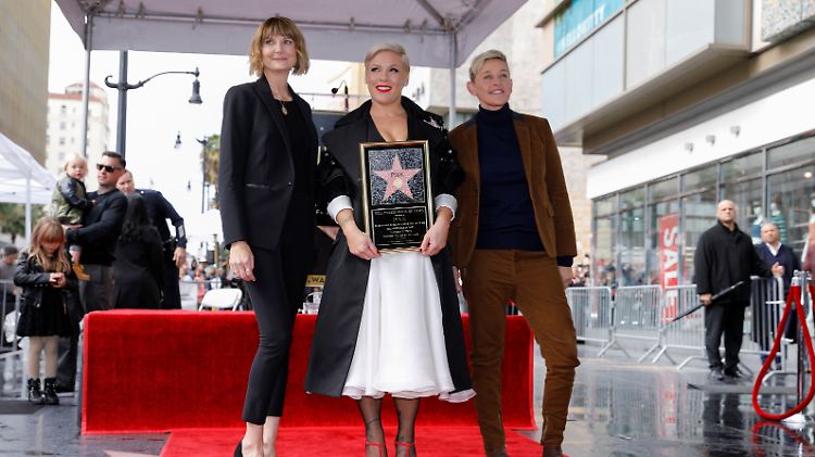 Ellen DeGeneres lobhudelt Pink.