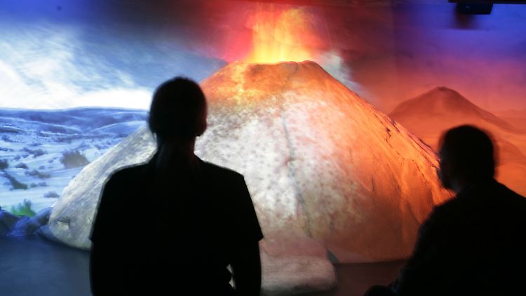 Im Vulkan-Museum Lava Dome ist die Simulation eines Ausbruchs des Eifel-Vulkans zu sehen.