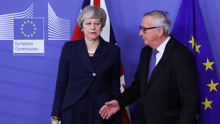 Der Klügere gibt nach? Theresa May und Jean-Claude Juncker verhandelten in Brüssel.