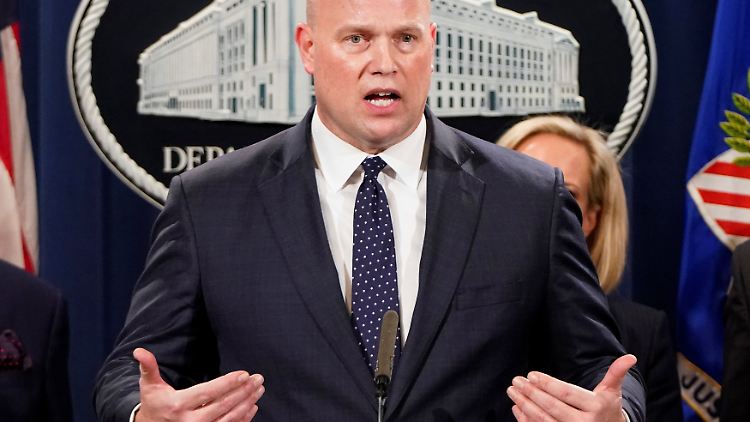 US-Justizminister Whitaker wirft Deutschland vor, seine vertraglichen Verpflichtungen nicht einzuhalten.