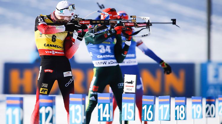 Gegen die Minustemperaturen hatten sich viele Sportler mit Gesichtspflastern gewappnet. 