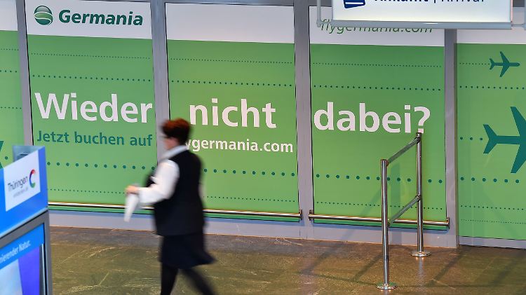 Kunden, die ihre Tickets direkt bei Germania gebucht haben, stehen nun vor einem Dilemma.