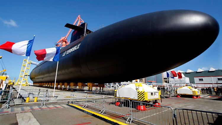 Der Brexit macht Frankreich zur letzten verbleibenden EU-Atommacht: Im Bild eines der französischen Atom-Unterseeboote der "Triomphant"-Klasse.
