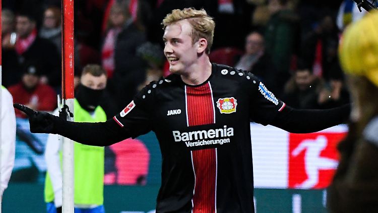 "So kann ich nun wie ein Freigeist herumlaufen": Julian Brandt, Bayer 04 Levrkusen.