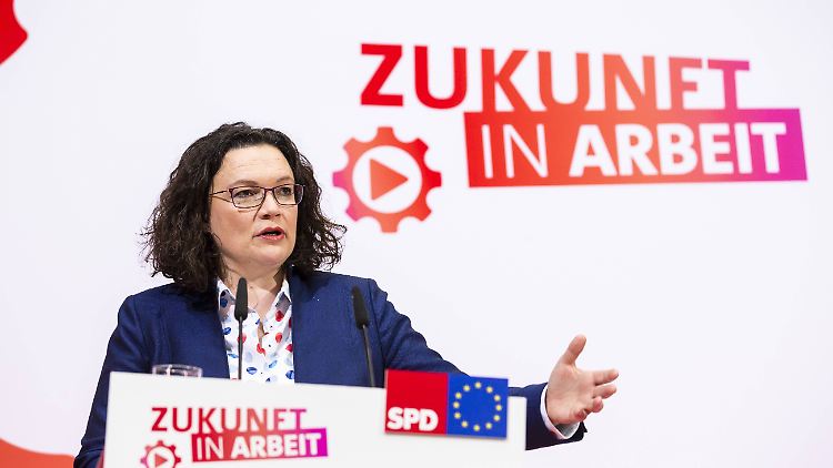 Nahles: Ein eventueller Bruch der Koalition spielte keine Rolle.