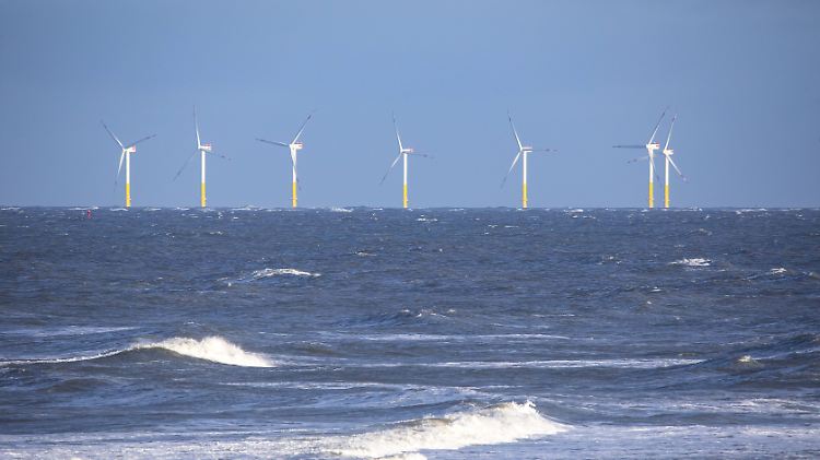 Energie aus Windparks soll künftig an Land gespeichert werden können.