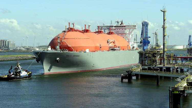 Europäische LNG-Terminals, wie dieses im niederländischen Rotterdam, sind nur gering ausgelastet.