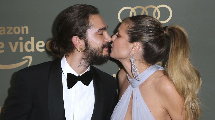 Kaulitz und Klum bei den Golden Globes im Januar.
