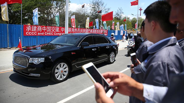 In dieser Limousine kutschierte Papua-Neuguinea Chinas Staatschef Xi Jinping.