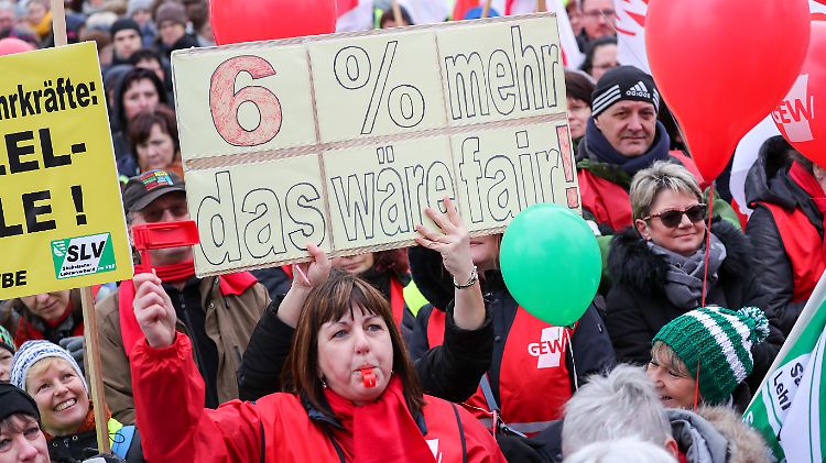 Sechs Prozent mehr wollen die Beschäftigten der Länder im öffentlichen Dienst.