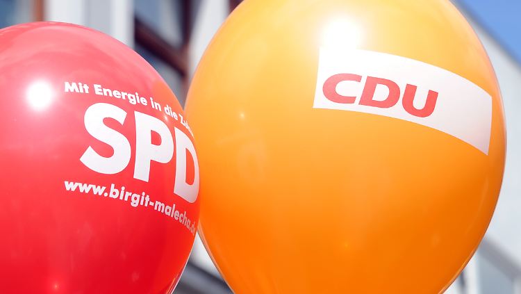 SPD und CDU profilieren sich - wollen aber an der Koalition festhalten.