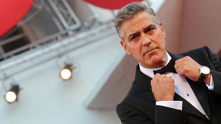 Ob er darauf wohl nochmal etwas erwidert? George Clooney.