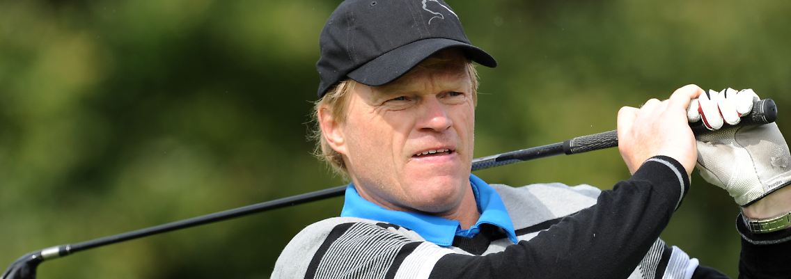 Doch lieber auf den Golfplatz: Oliver Kahn.